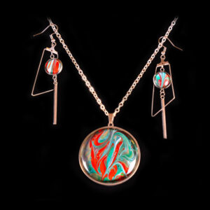 Delaney Handmade Earring Necklace Set